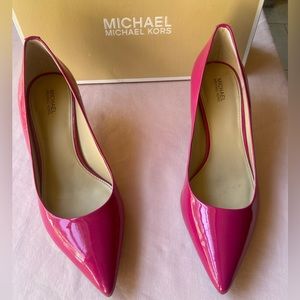 Michael Kors Hot Pink Low Heels